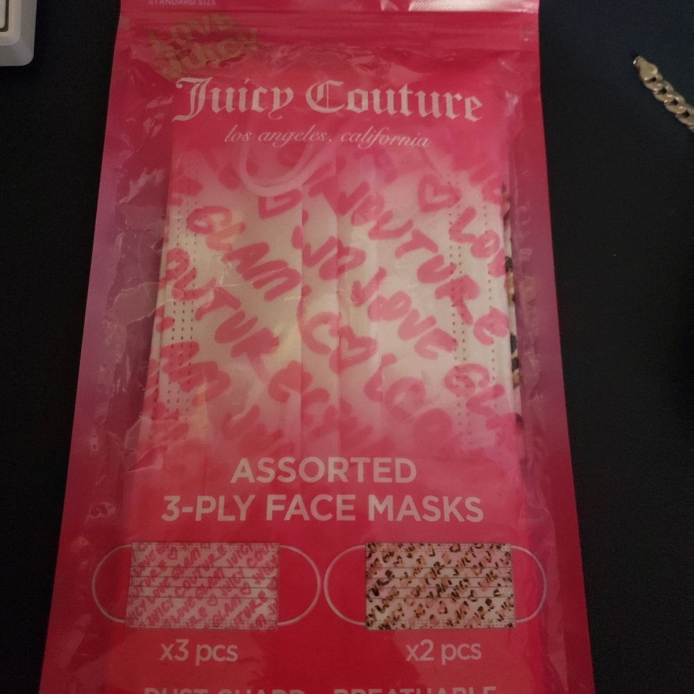 Juicy couture disposable face mask